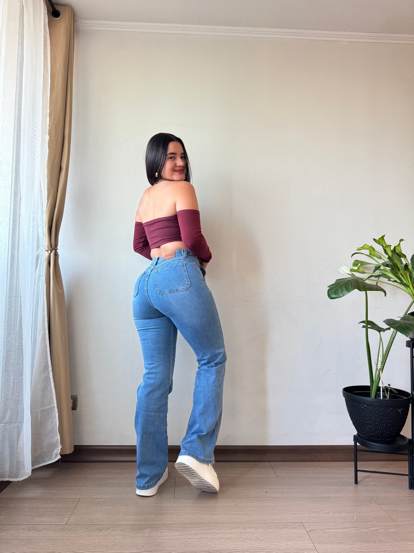 Wide leg recto Luciana