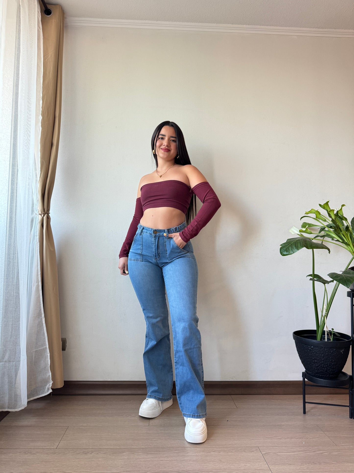 Wide leg recto Luciana