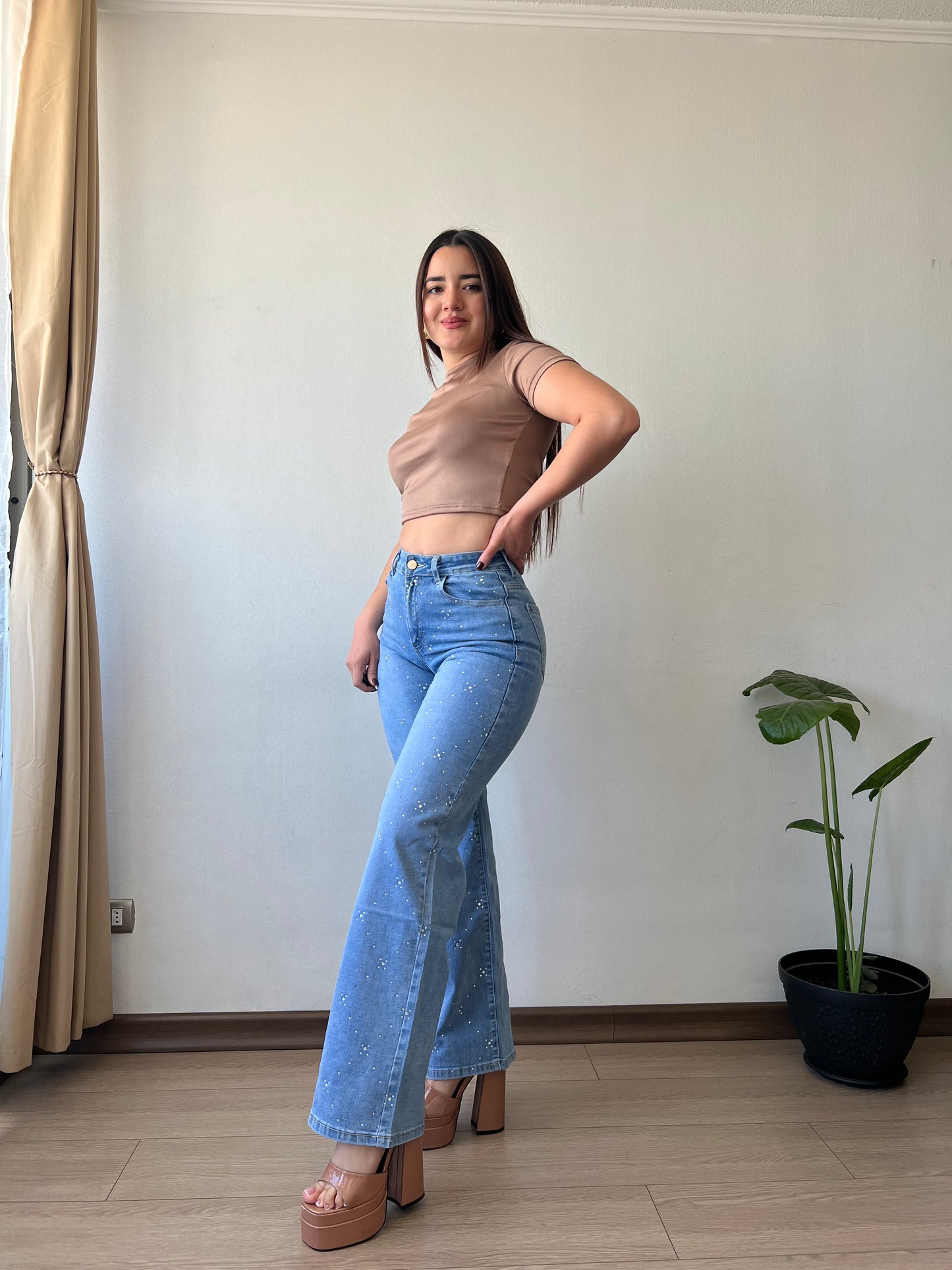 Wide leg shine ✨