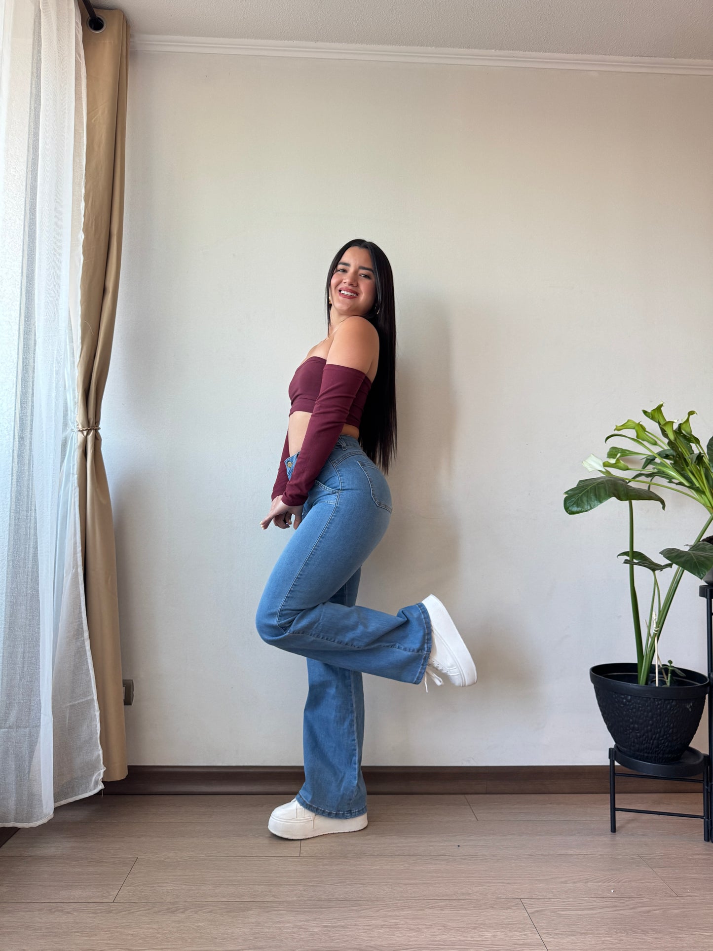 Wide leg recto Luciana