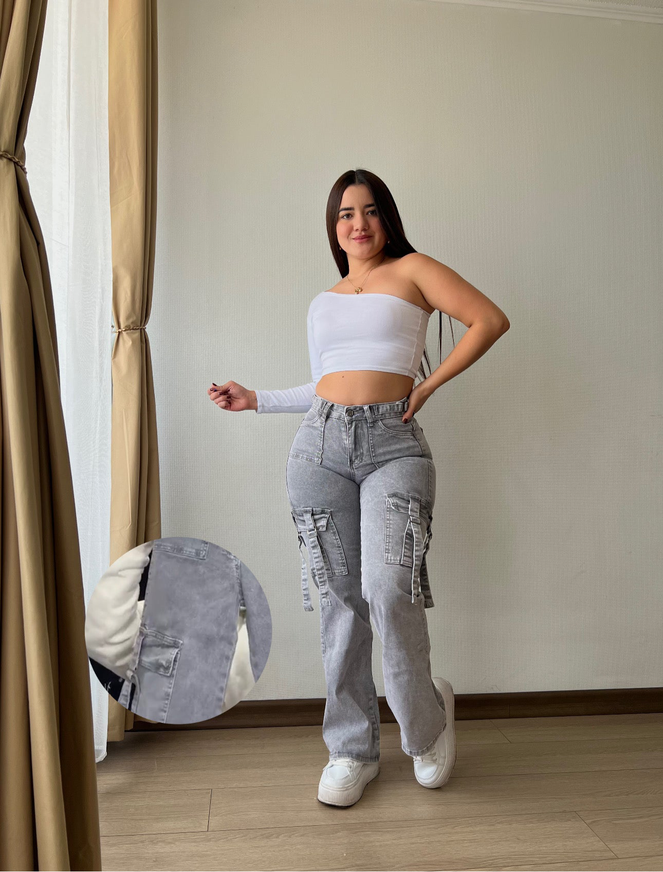 ✨PREVENTA✨ cargo Gris Claro