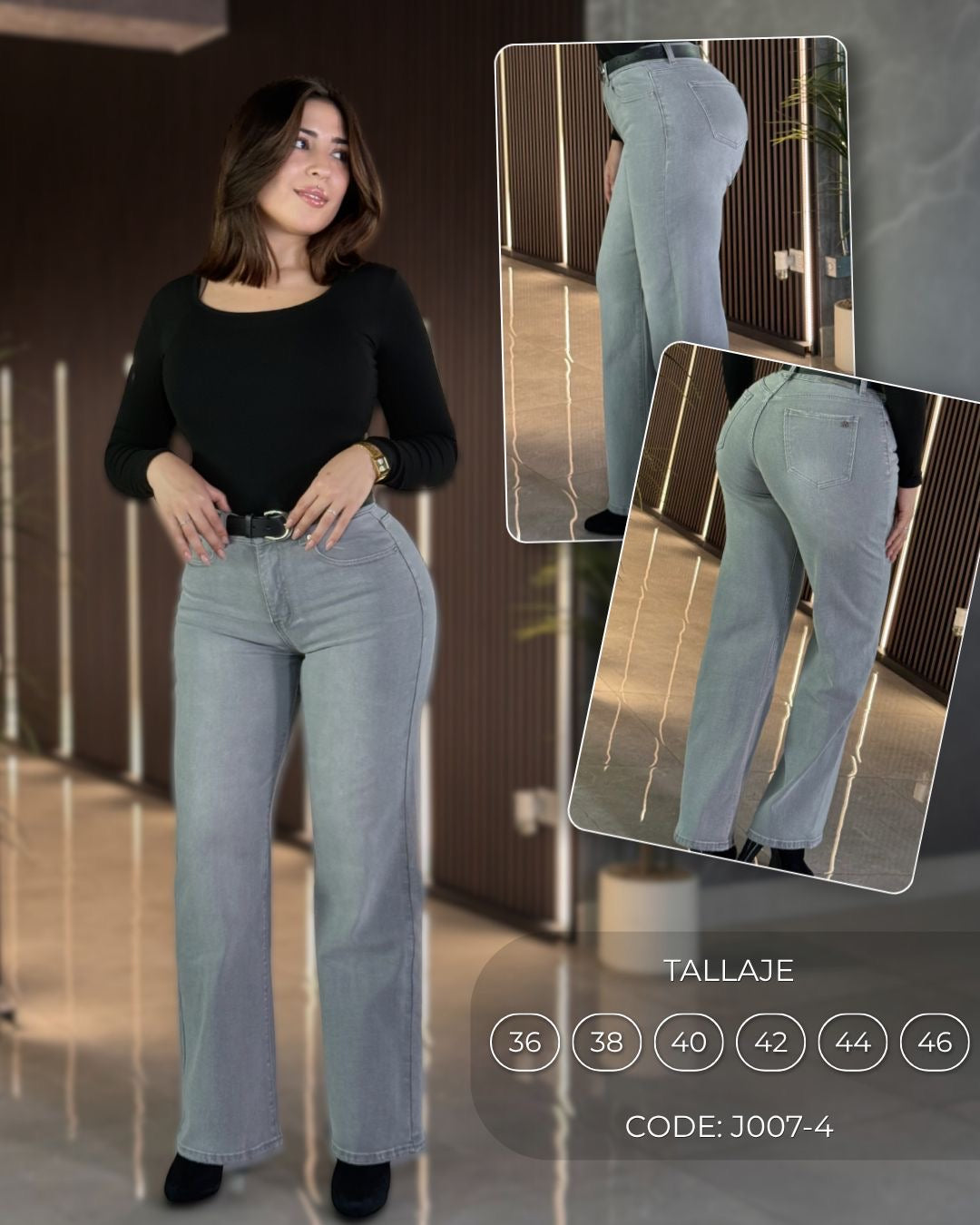 Wide leg gris