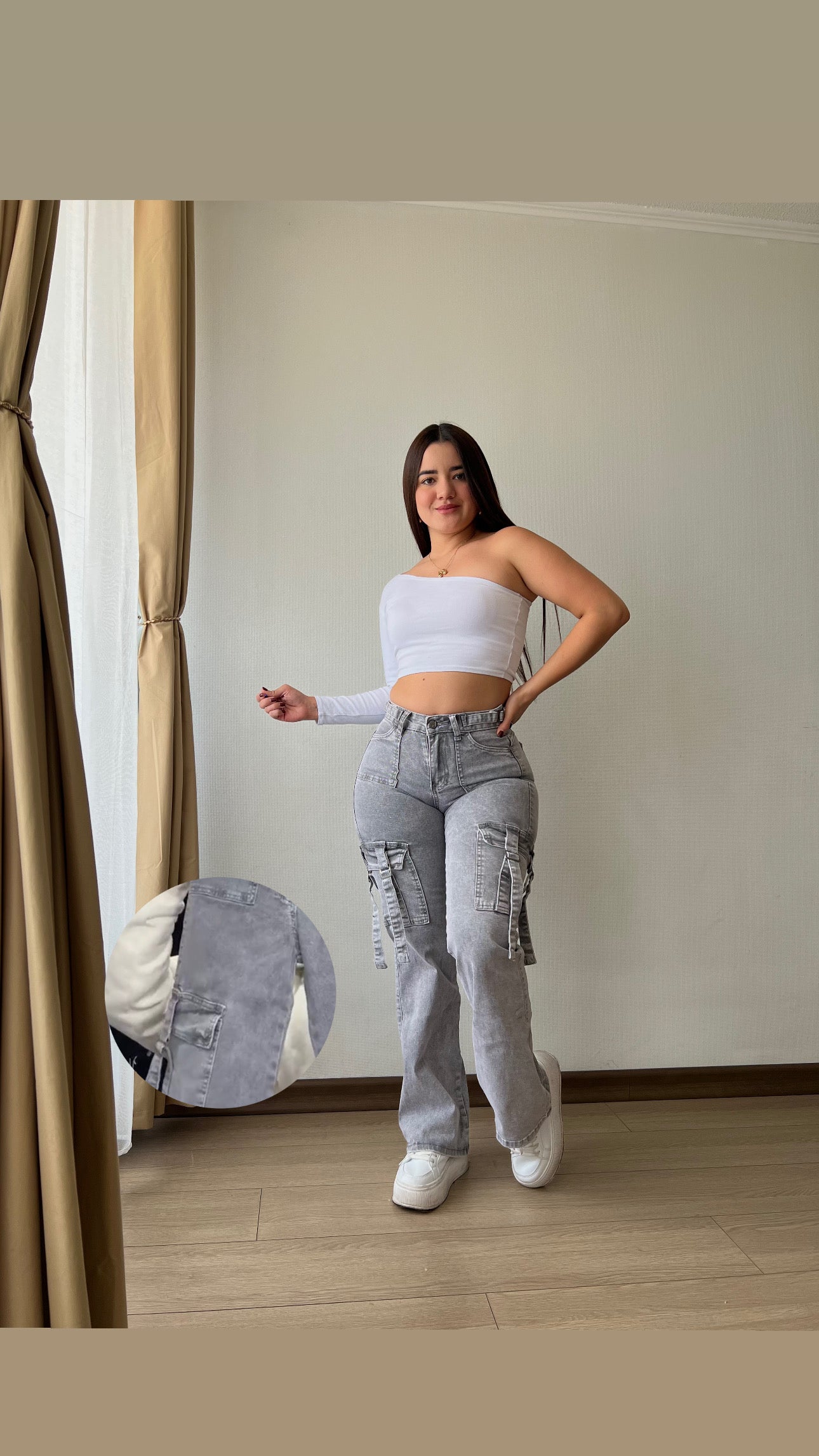 ✨PREVENTA✨ cargo Gris Claro