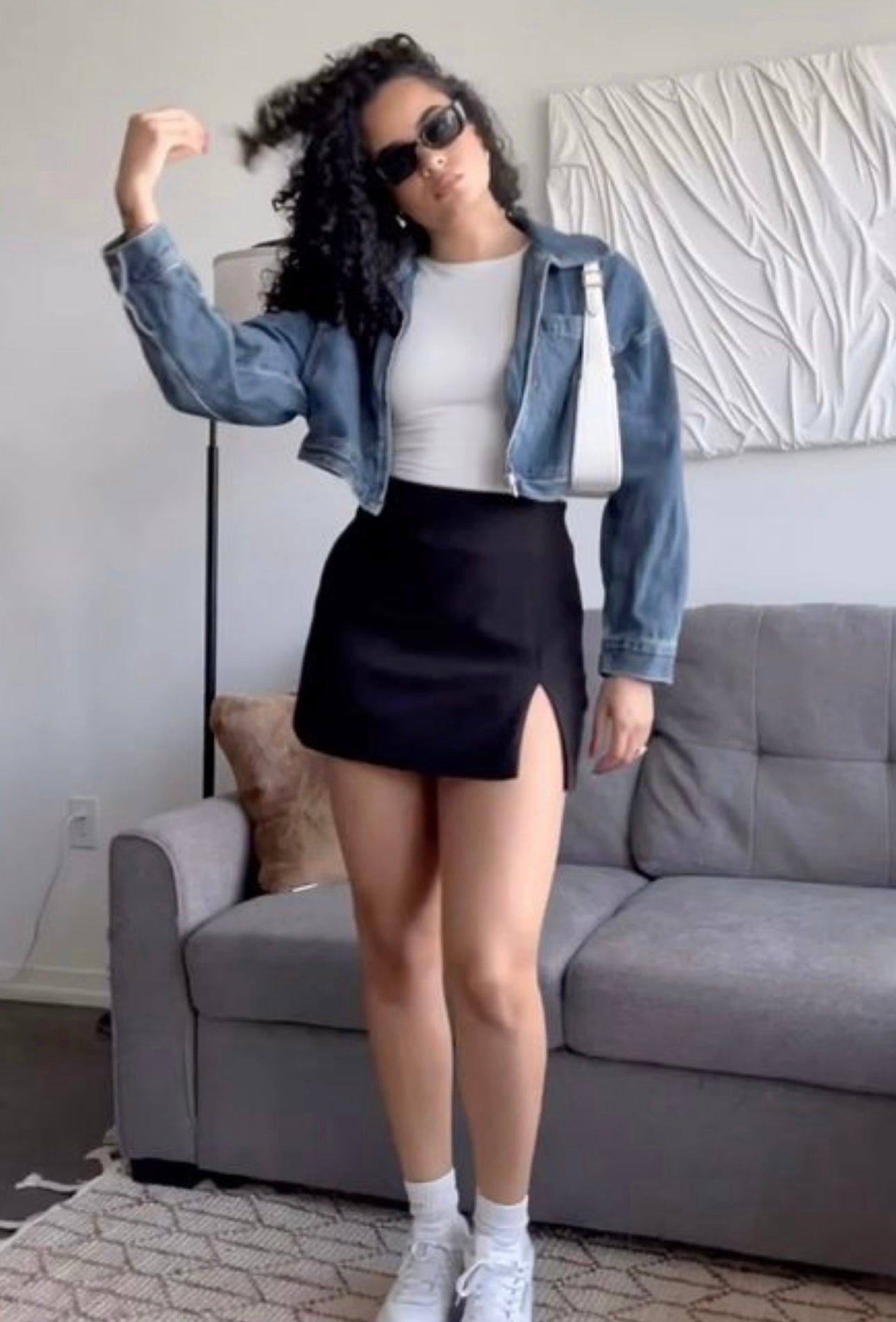 Falda short aura