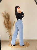 Wide leg control abdomen Lucia