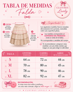 Preventa falda con short Estela✨
