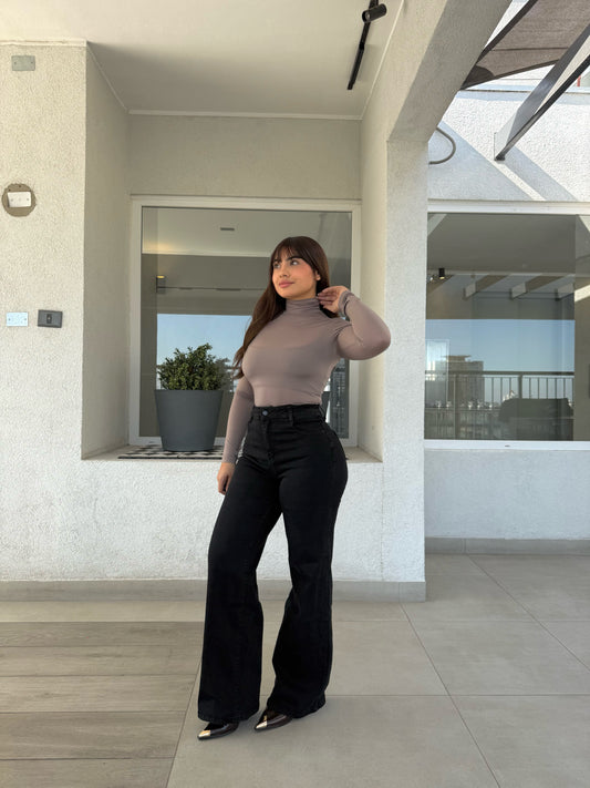 Wide leg Miami black