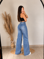 Jeans wide leg catalina-tiro alto