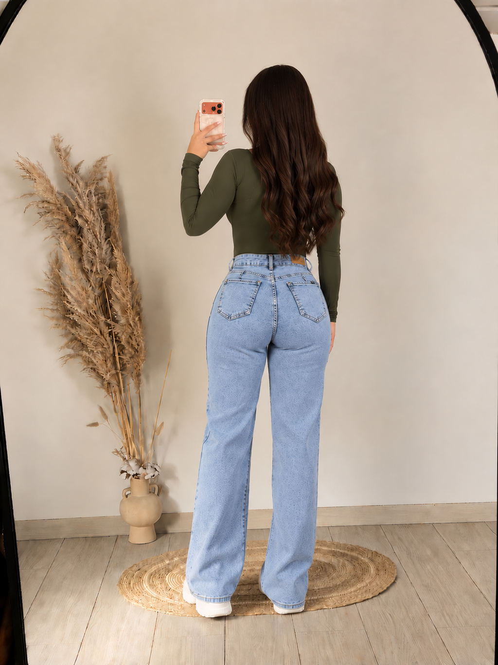 Jeans Wide Leg Tiro Alto Aurora – Calce que Estiliza