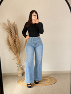 Wide leg control abdomen Lucia