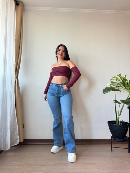 Wide leg recto Luciana