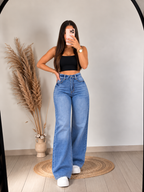 Jeans wide leg catalina-tiro alto
