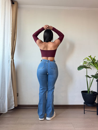 Wide leg recto Luciana