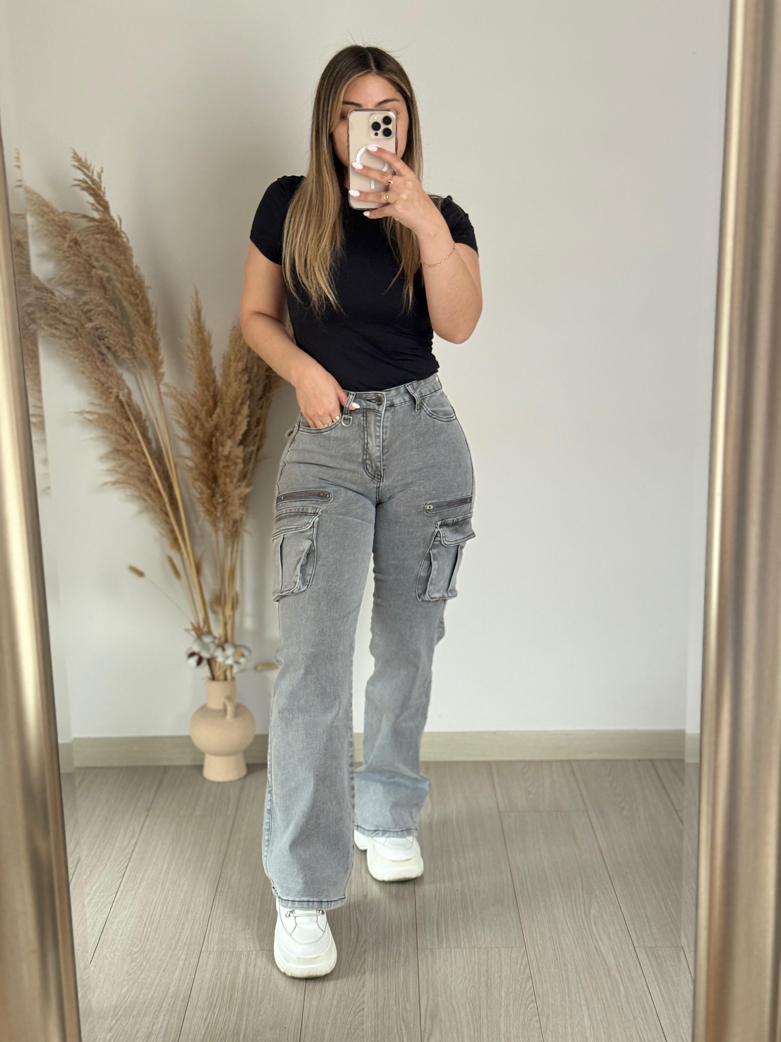 Preventa Jeans Cargo Gris - Urban Streetwear Fit