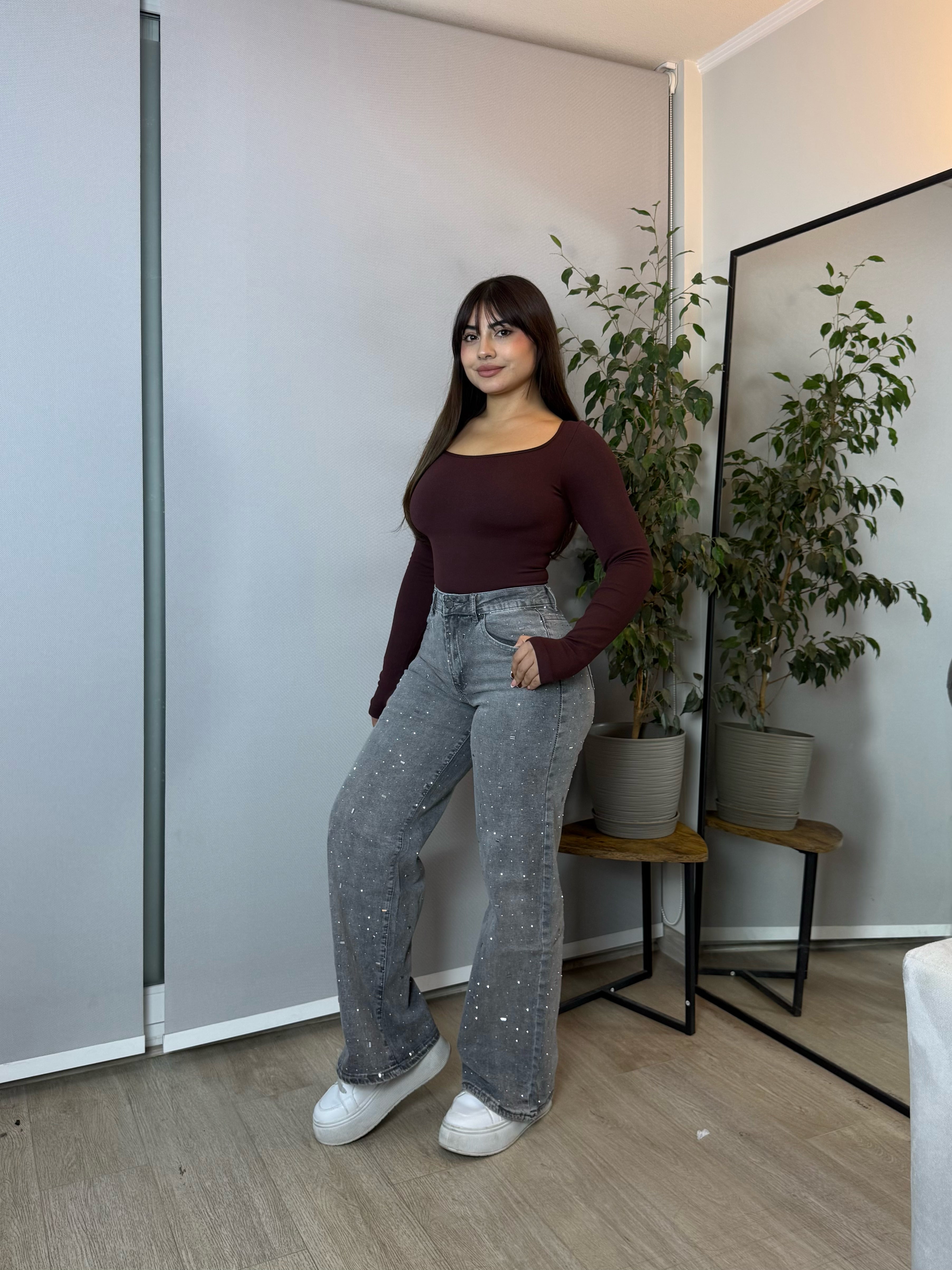 Wide leg shine ✨