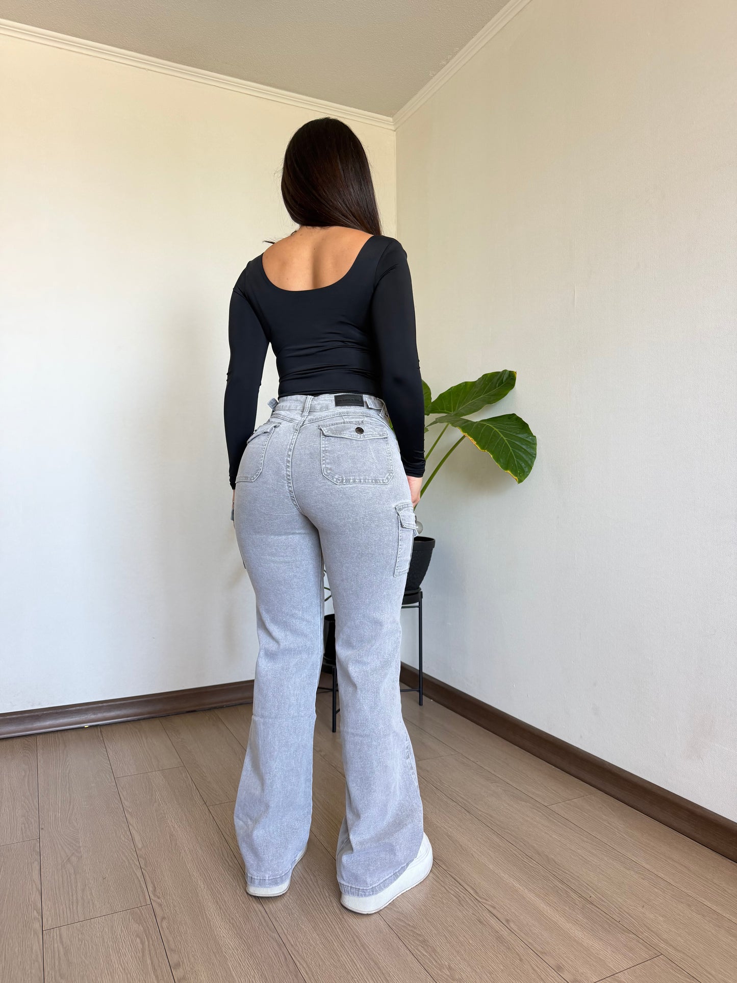 Cargo grey menina