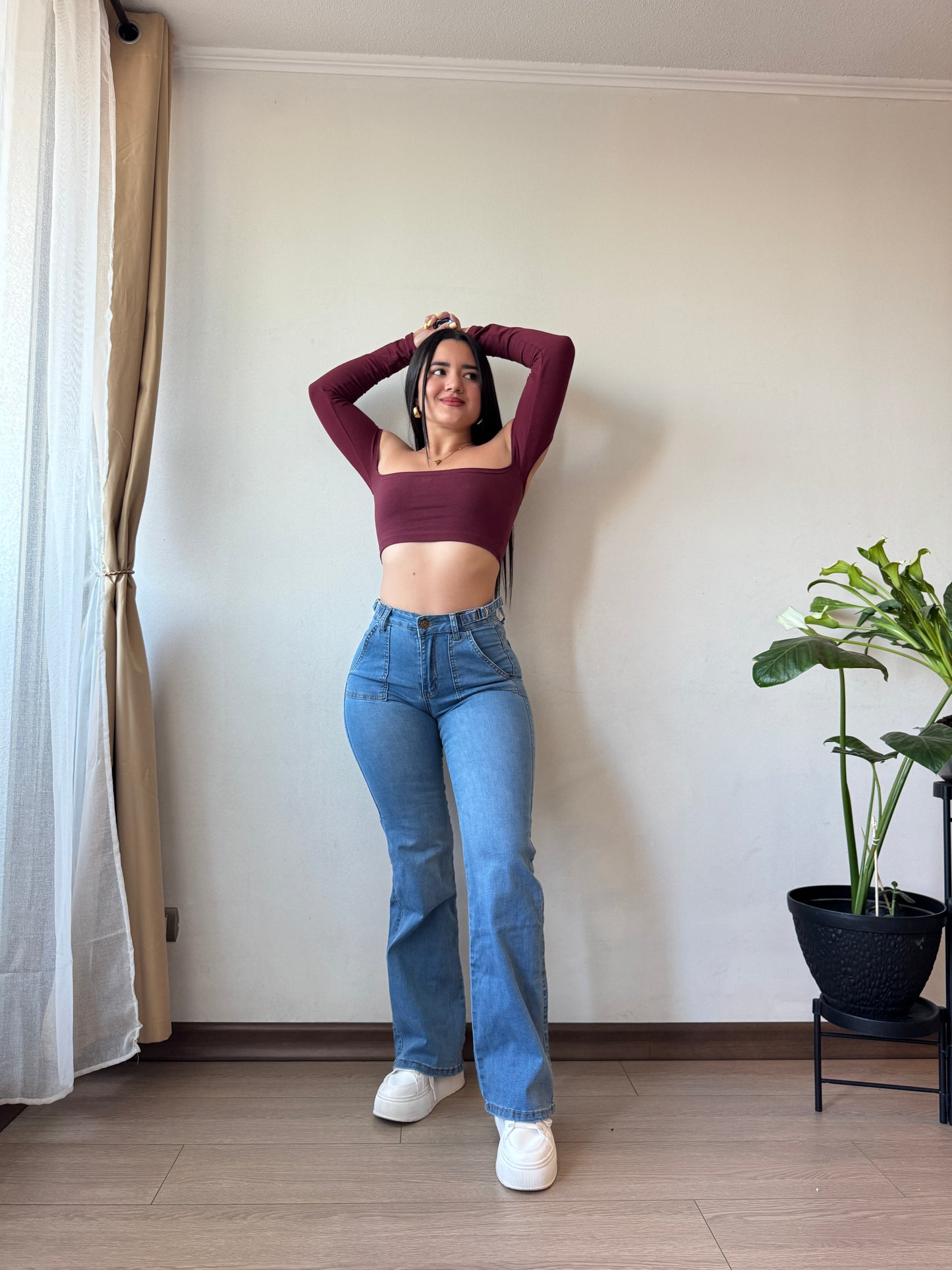 Wide leg recto Luciana