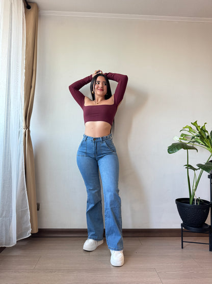 Wide leg recto Luciana
