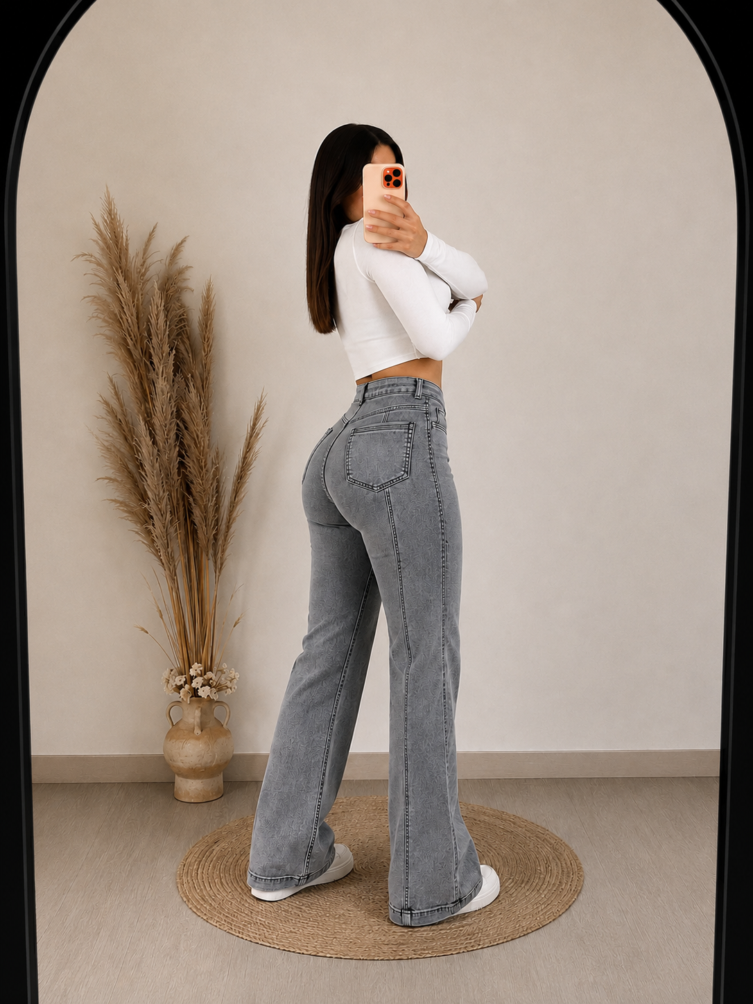 Wide leg gris