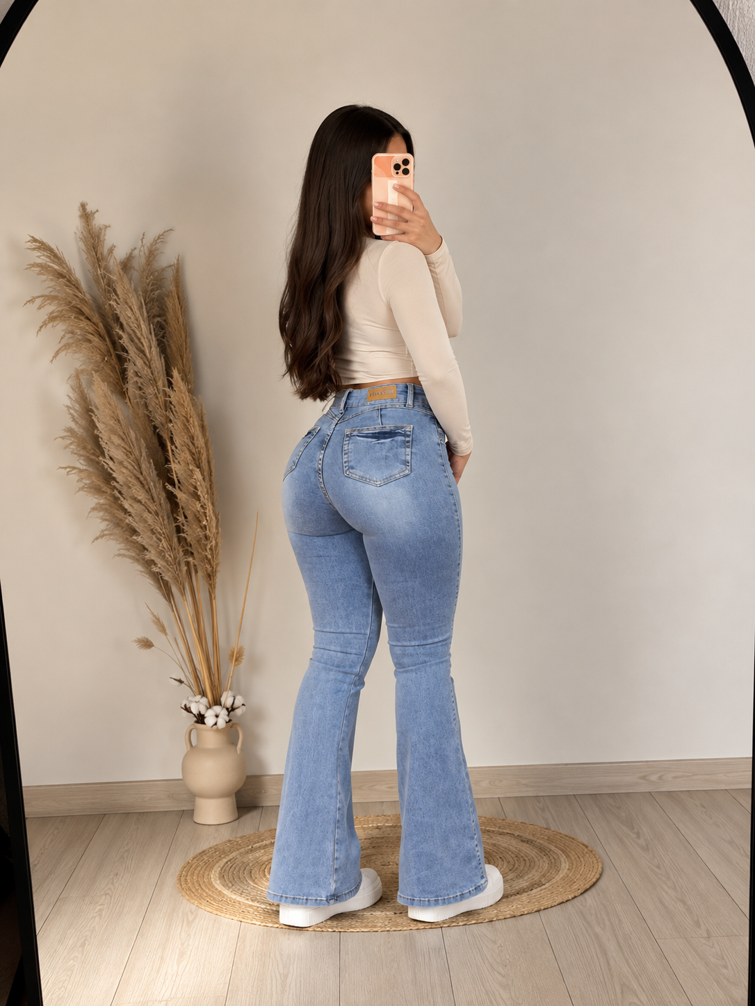 Jeans Flare Florencia – Control Abdomen & Efecto Moldeador