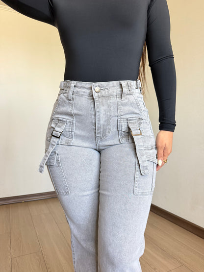 Cargo grey menina