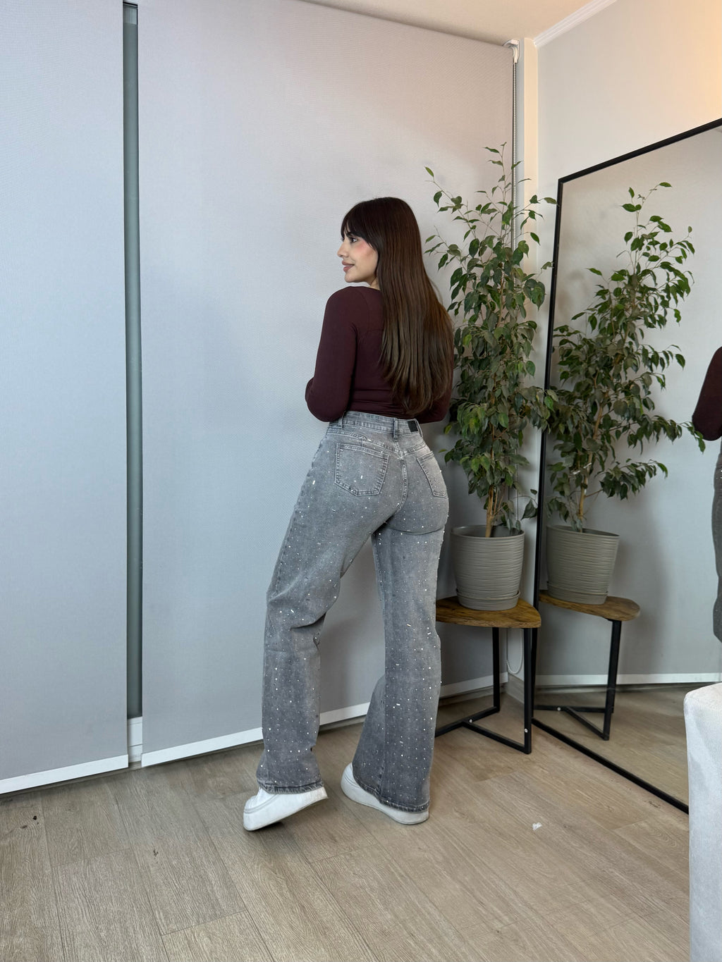 Wide leg shine ✨