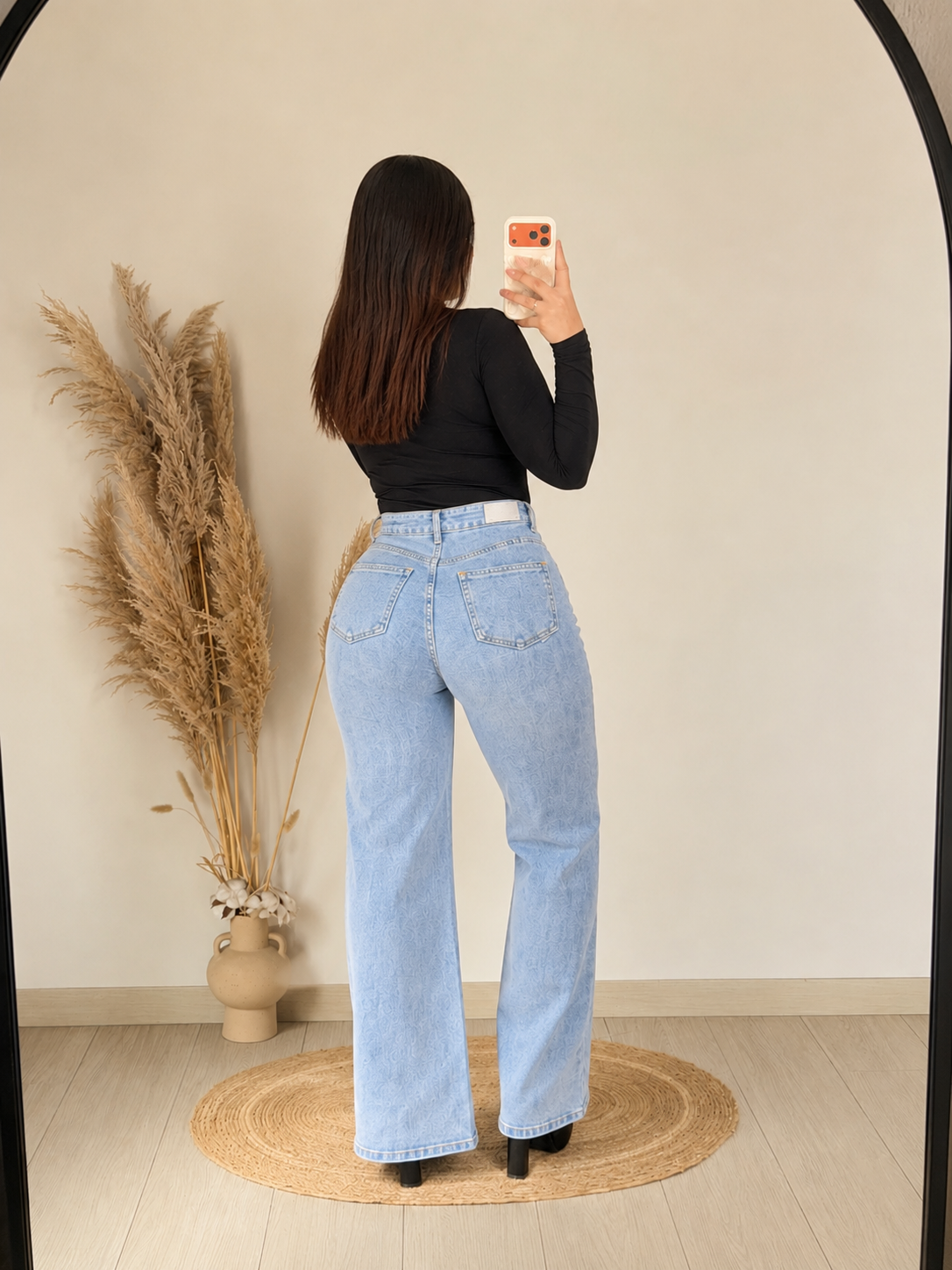 Wide leg control abdomen Lucia