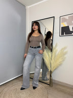 Jean Wide Leg Emy - Tiro Alto