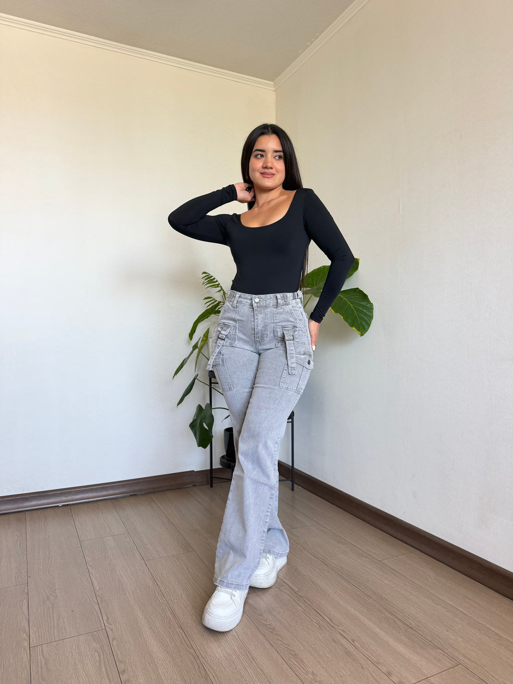 Cargo grey menina
