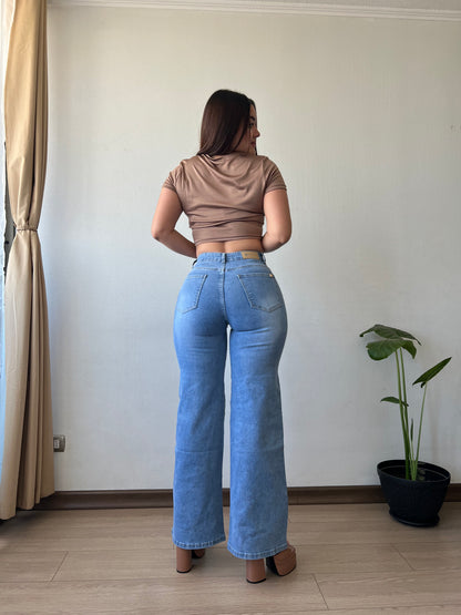 Wide leg shine ✨