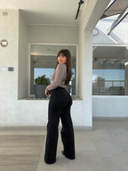 Wide leg Miami black