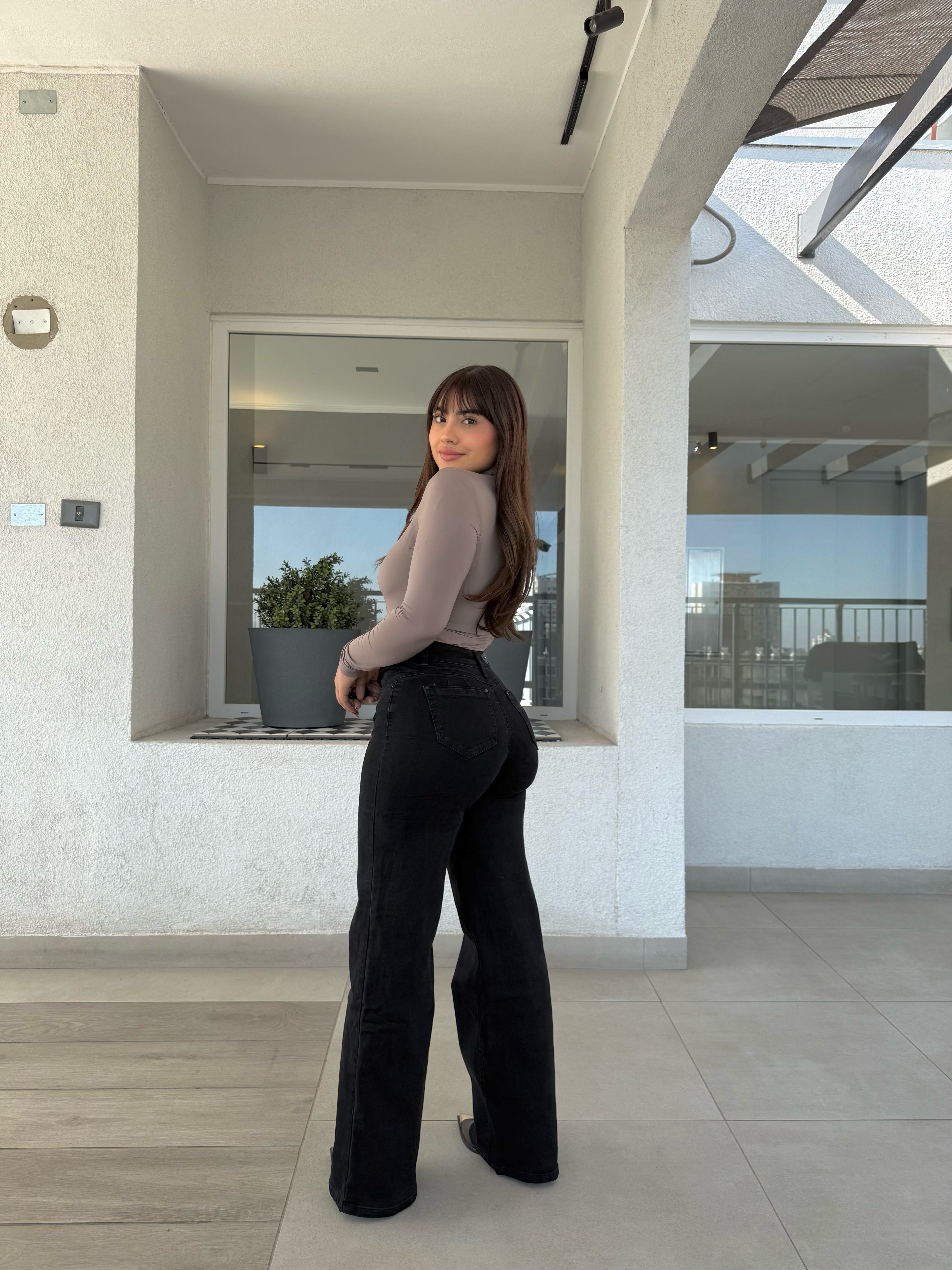 Wide leg Miami black