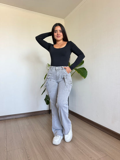 Cargo grey menina