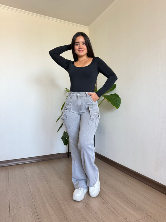 Cargo grey menina