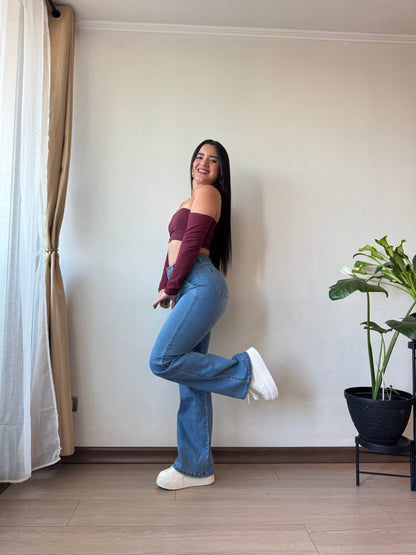 Wide leg recto Luciana