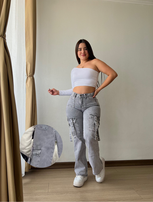 ✨PREVENTA✨ cargo Gris Claro