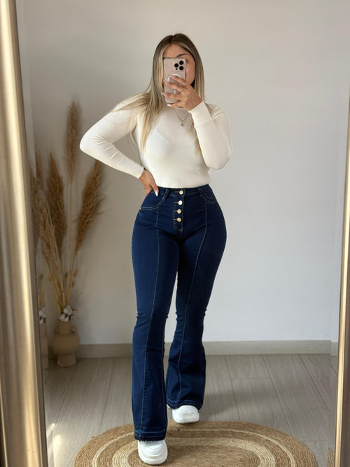 Flare lineal blue