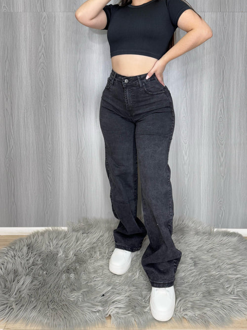 Wide leg grafito