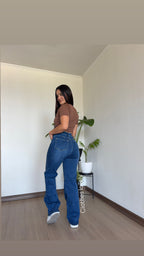 Jeans recto blue