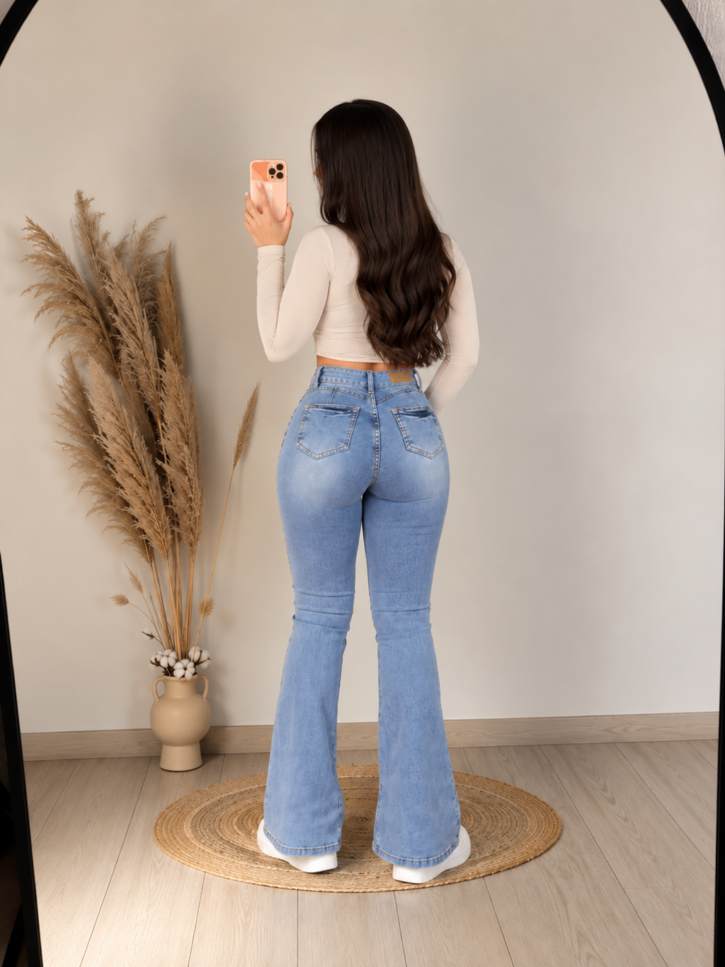 Jeans Flare Florencia – Control Abdomen & Efecto Moldeador